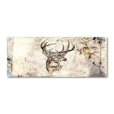 Acrylic wall picture Deer