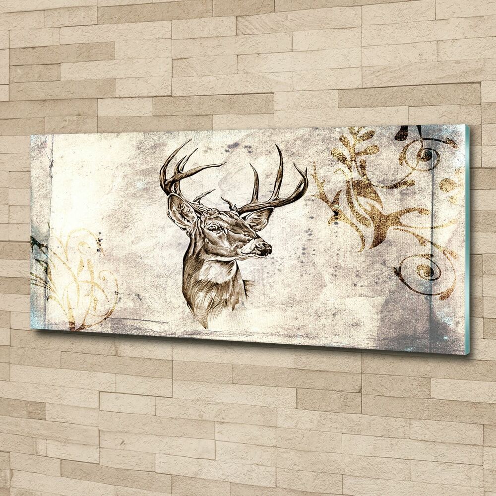 Acrylic wall picture Deer