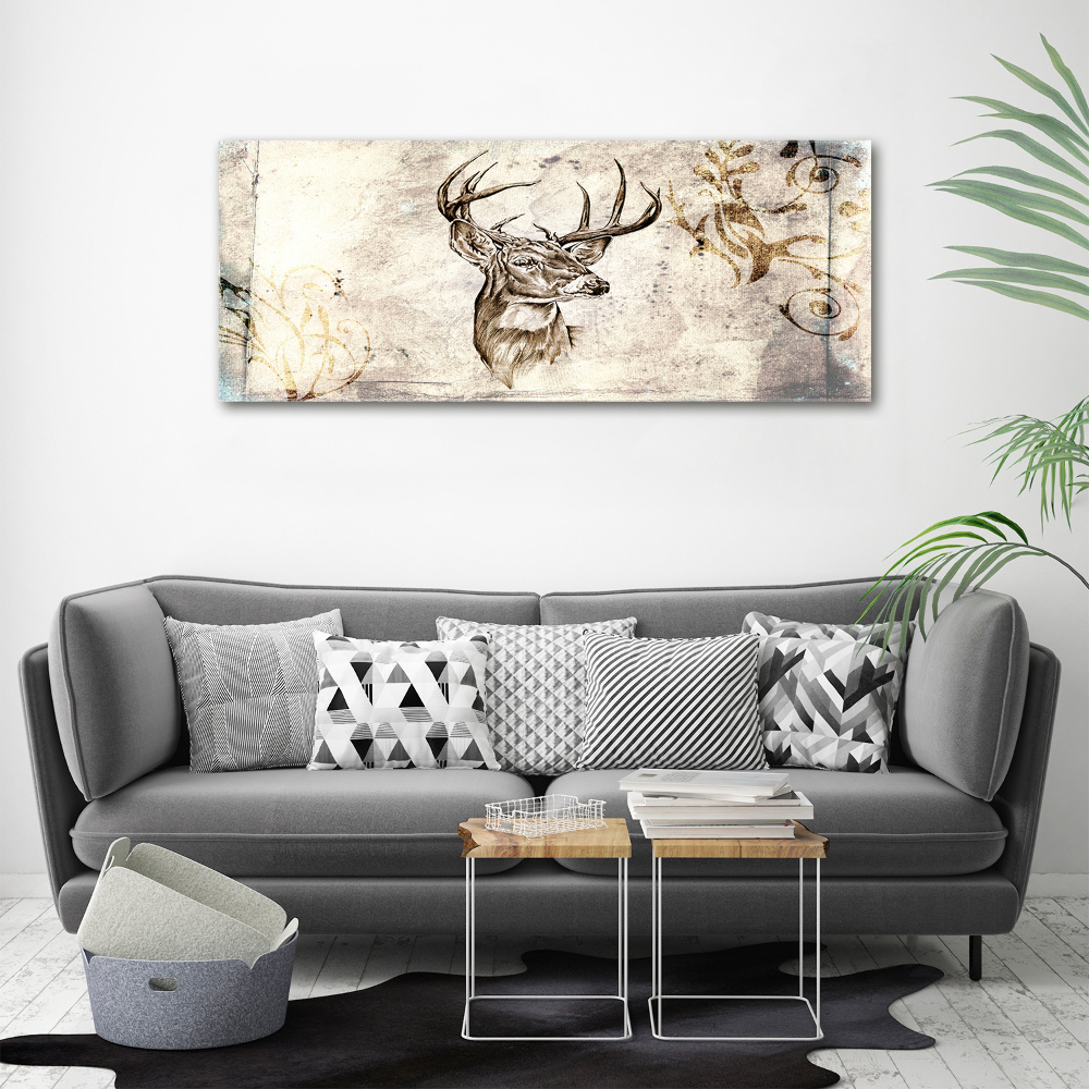 Acrylic wall picture Deer