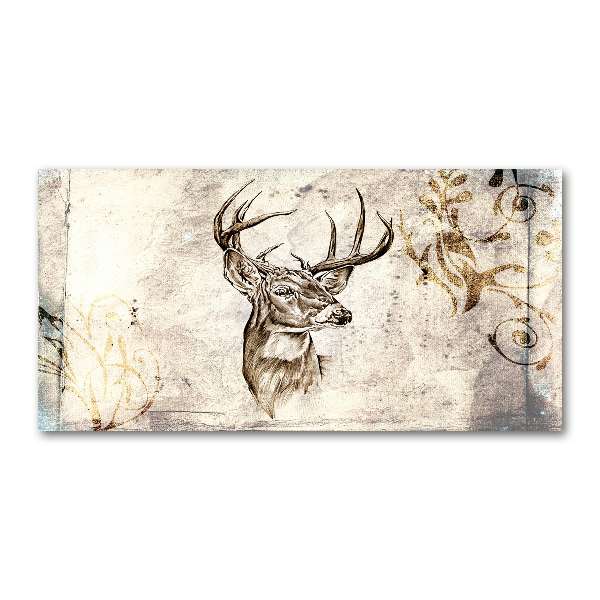 Acrylic wall picture Deer