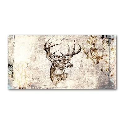 Acrylic wall picture Deer