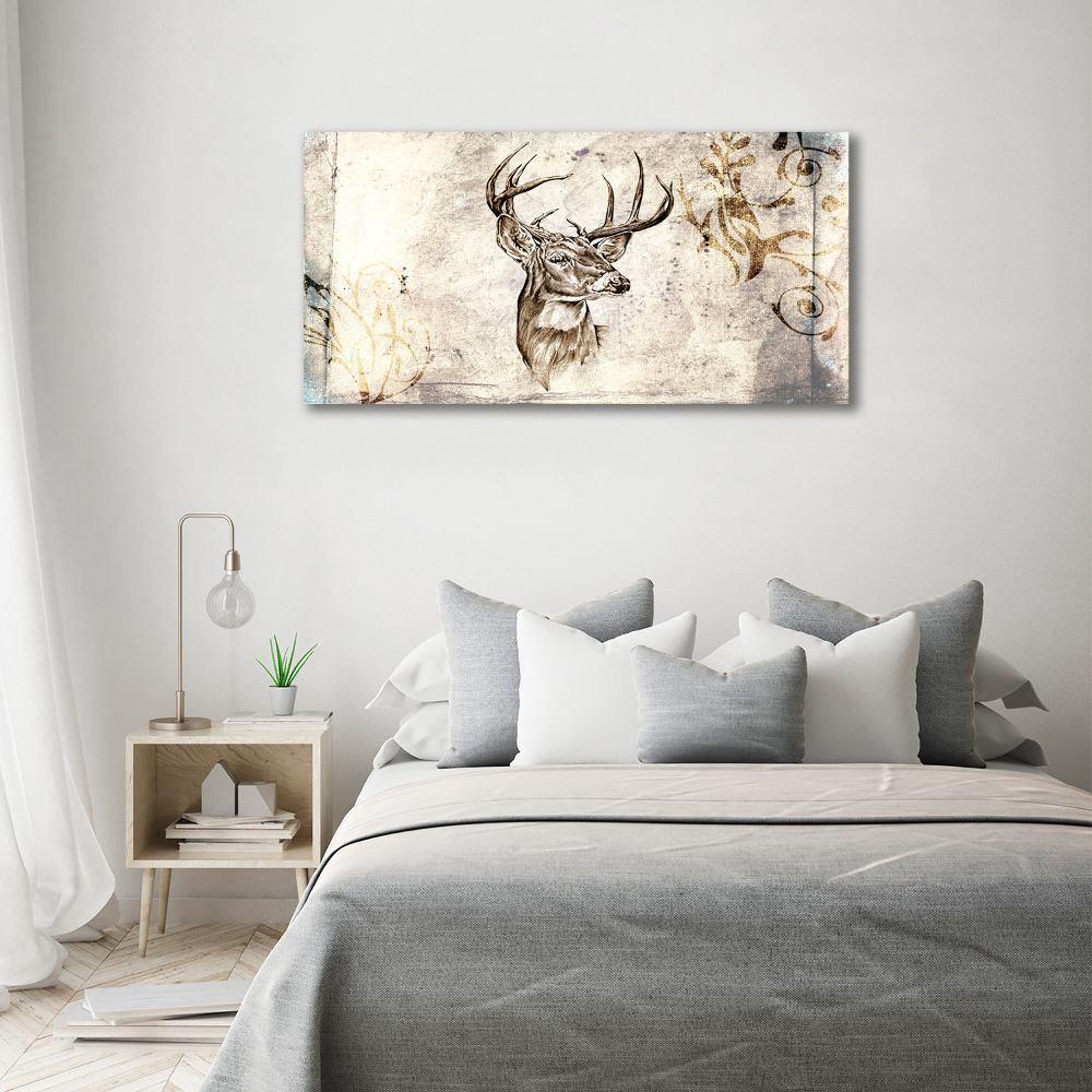 Acrylic wall picture Deer