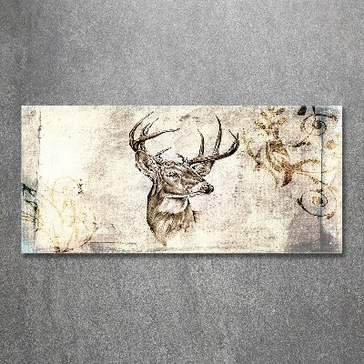 Acrylic wall picture Deer