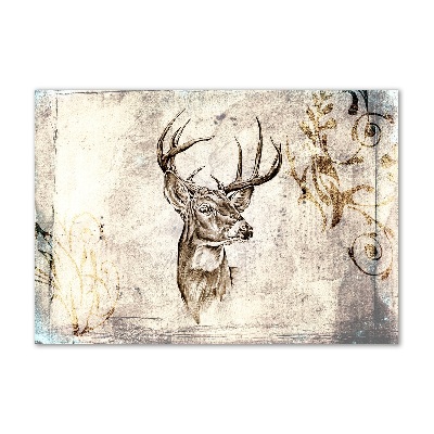 Acrylic wall picture Deer