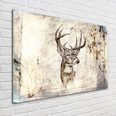 Acrylic wall picture Deer