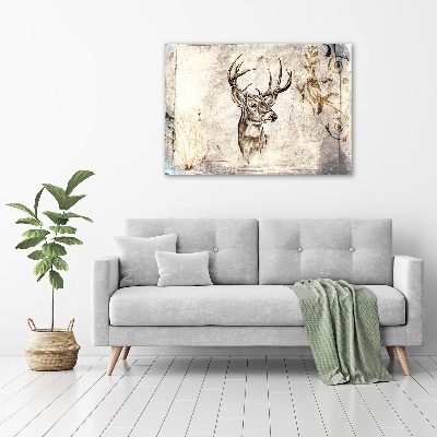 Acrylic wall picture Deer