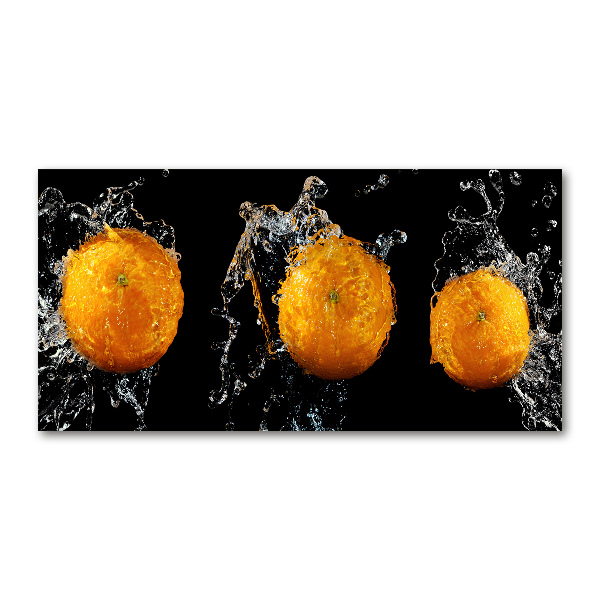 Wall art acrylic Oranges and water