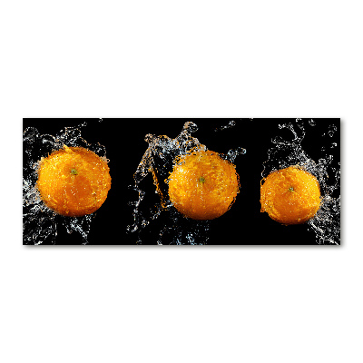 Wall art acrylic Oranges and water