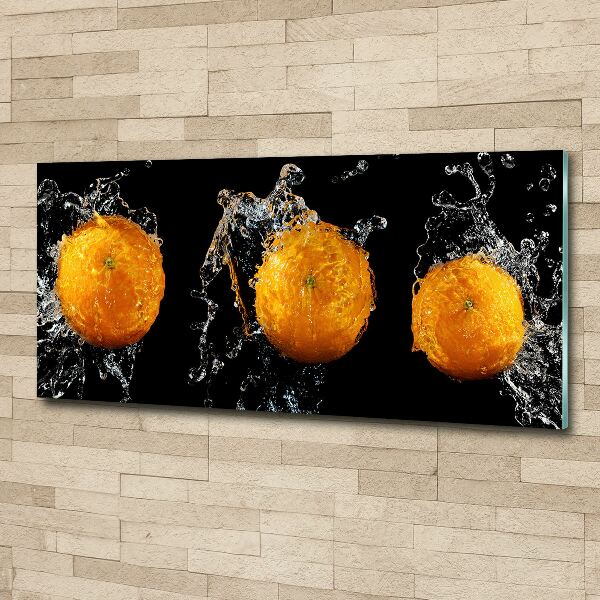 Wall art acrylic Oranges and water