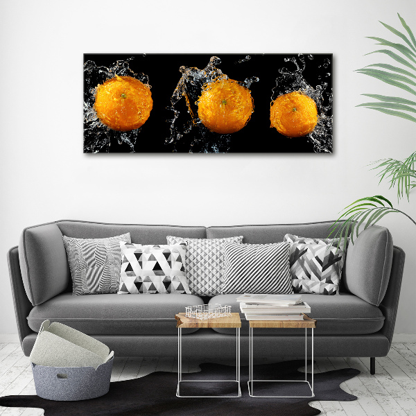 Wall art acrylic Oranges and water