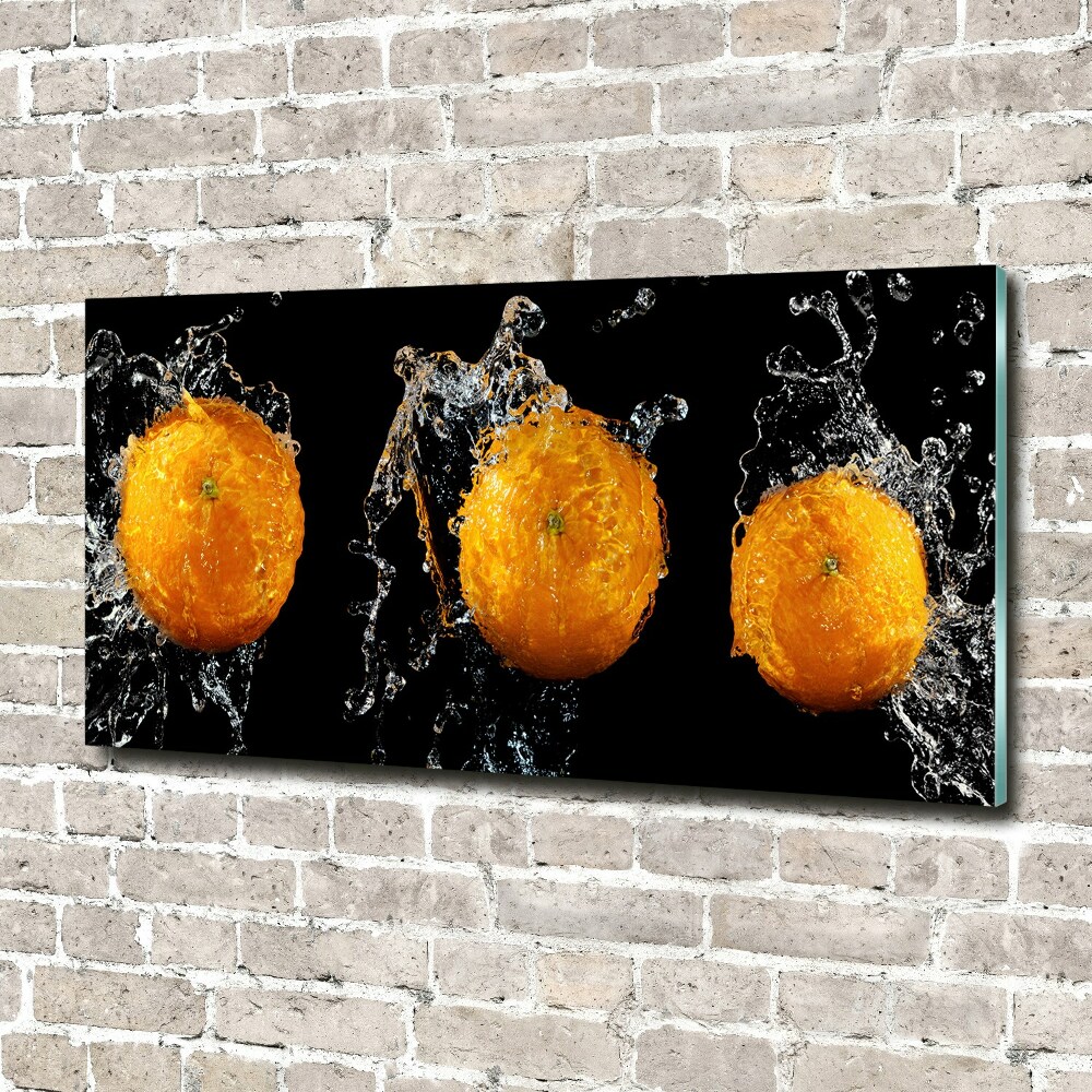 Wall art acrylic Oranges and water