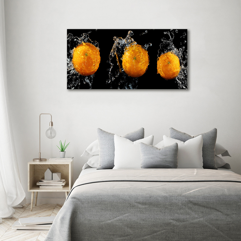 Wall art acrylic Oranges and water