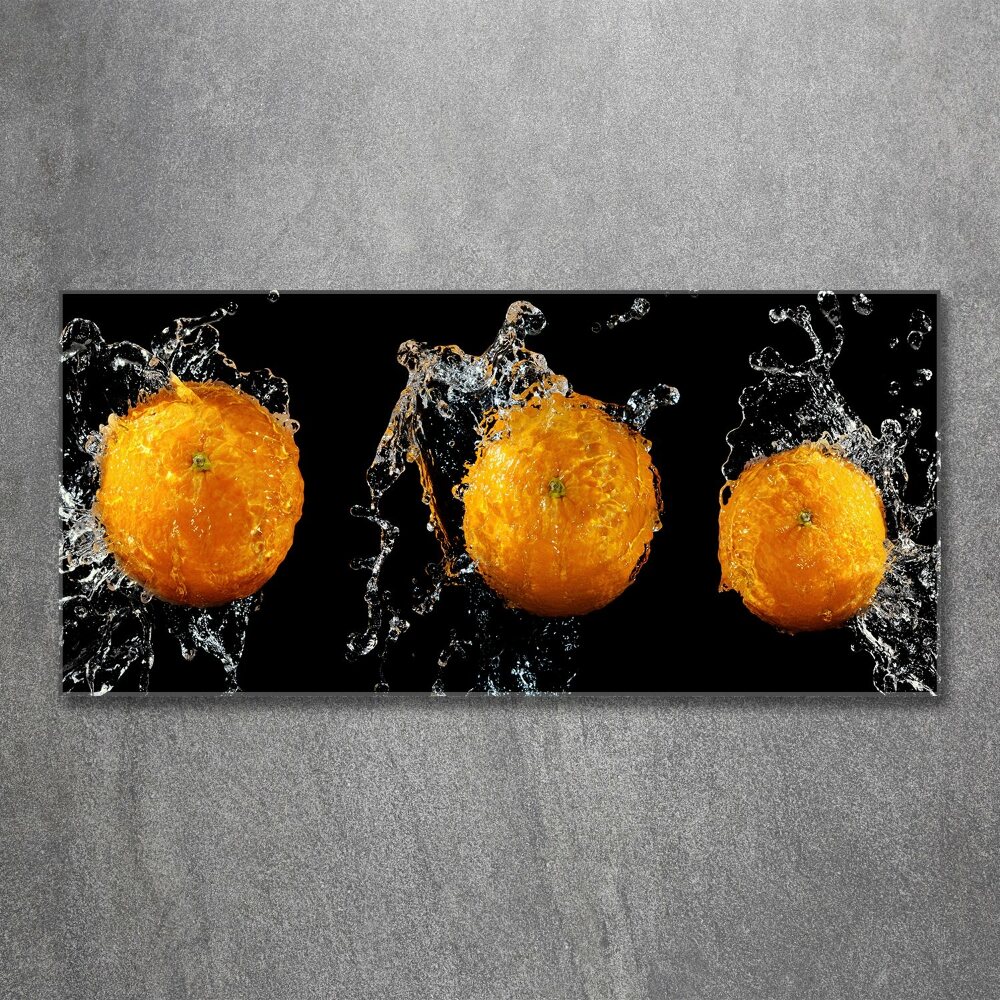 Wall art acrylic Oranges and water