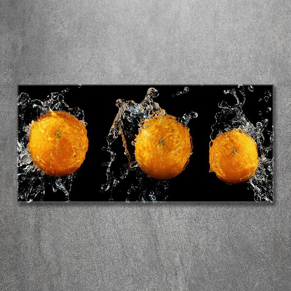 Wall art acrylic Oranges and water