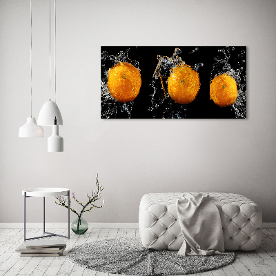 Wall art acrylic Oranges and water