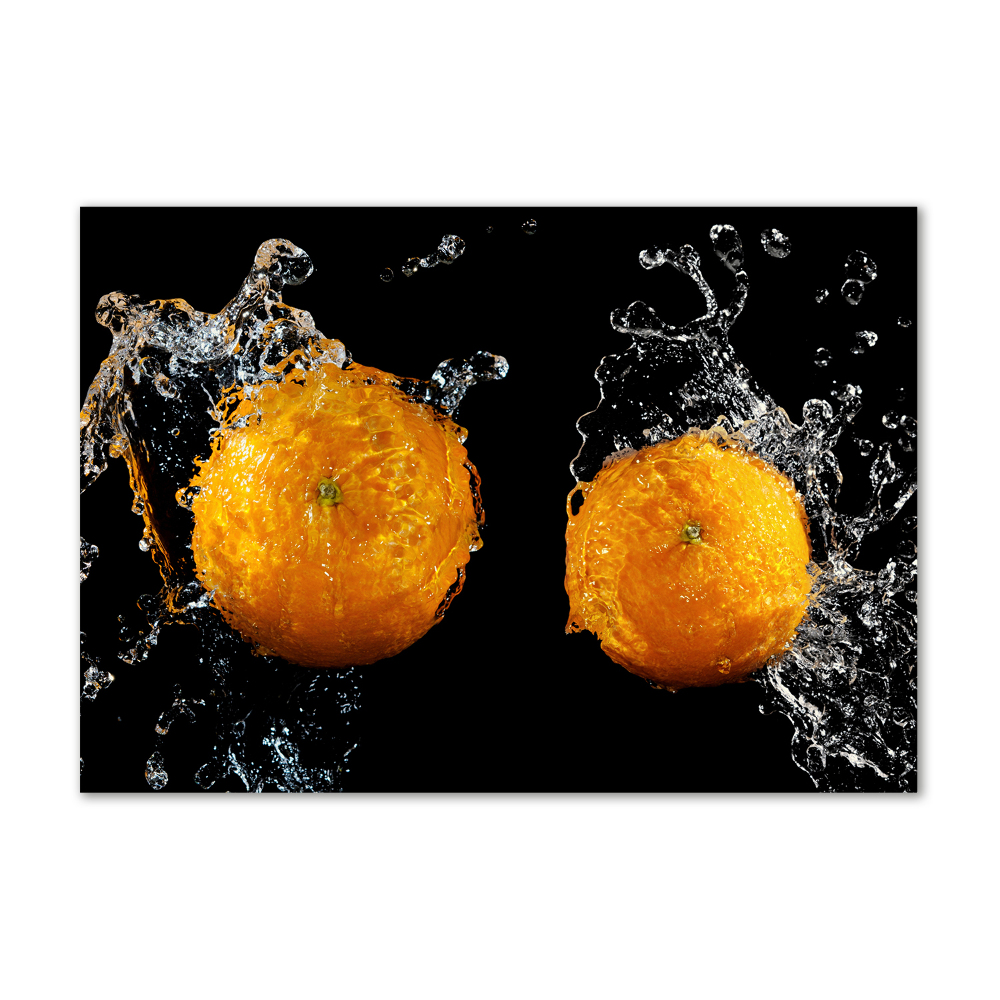 Wall art acrylic Oranges and water