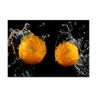 Wall art acrylic Oranges and water