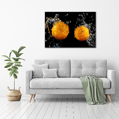 Wall art acrylic Oranges and water