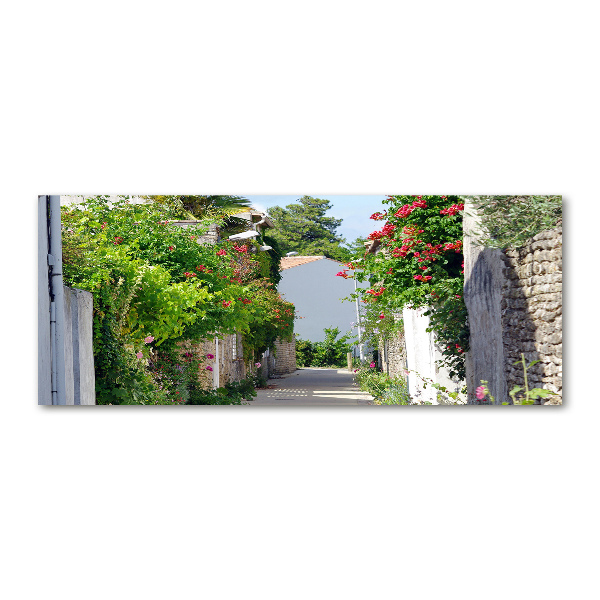 Acrylic print Floral alley