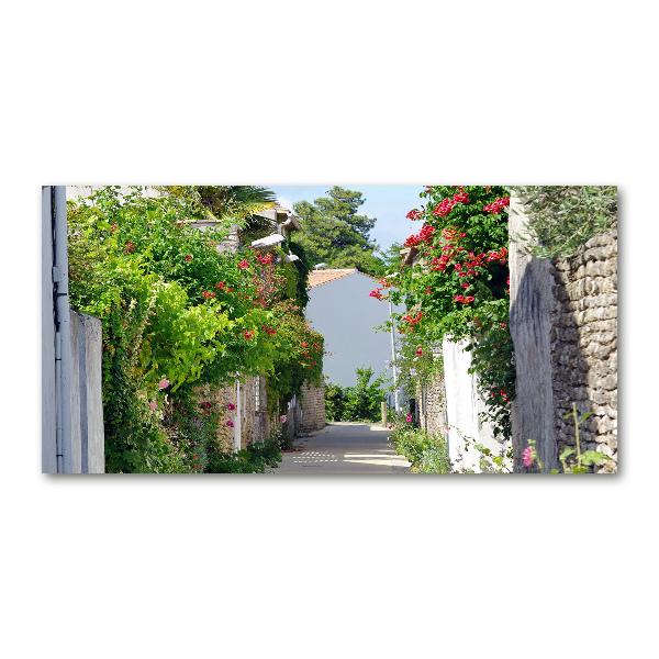 Acrylic print Floral alley