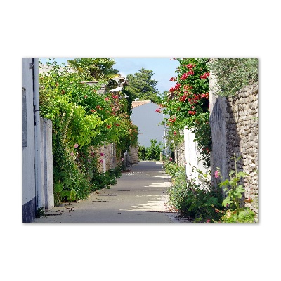 Acrylic print Floral alley