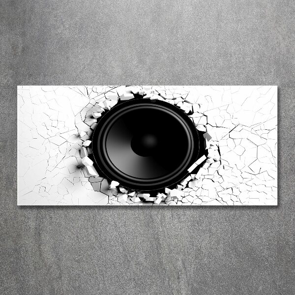 Print on acrylic Loudspeaker