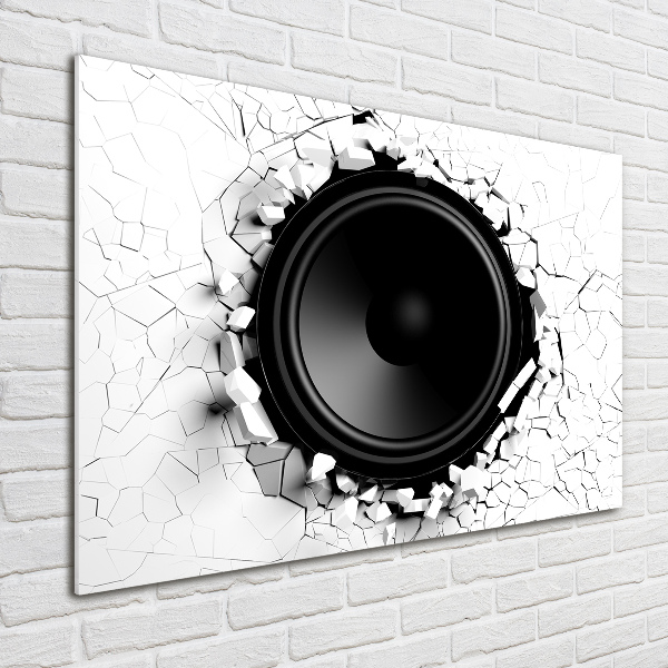 Print on acrylic Loudspeaker