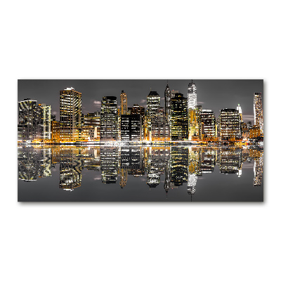 Acrylic print New York at night