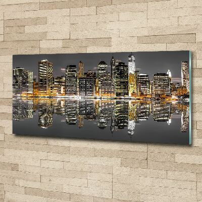 Acrylic print New York at night