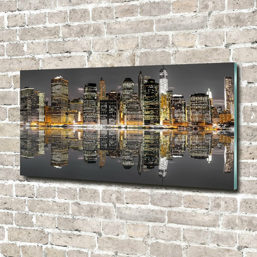 Acrylic print New York at night