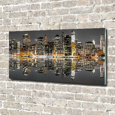 Acrylic print New York at night