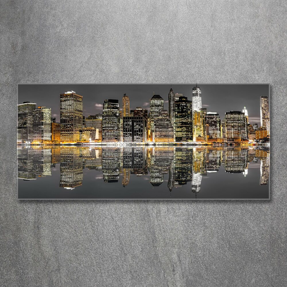 Acrylic print New York at night