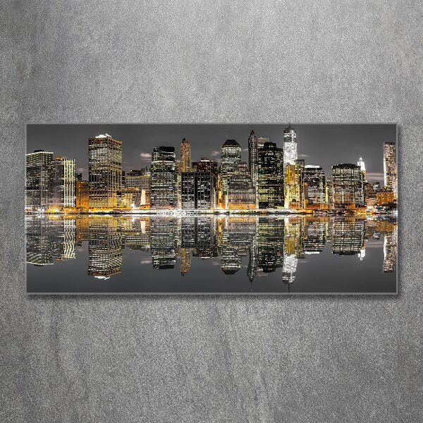 Acrylic print New York at night