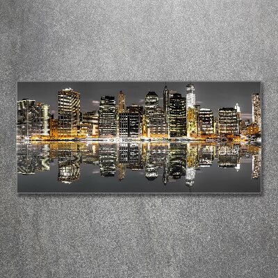 Acrylic print New York at night