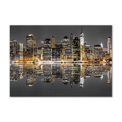 Acrylic print New York at night