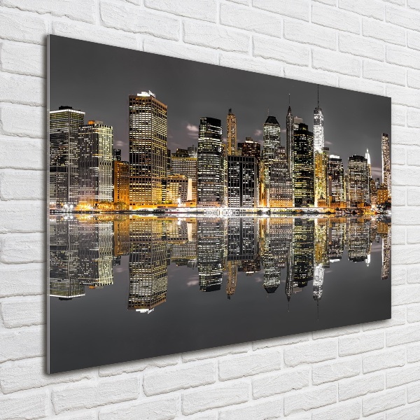 Acrylic print New York at night