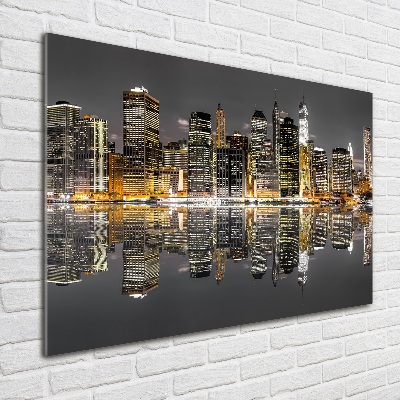 Acrylic print New York at night