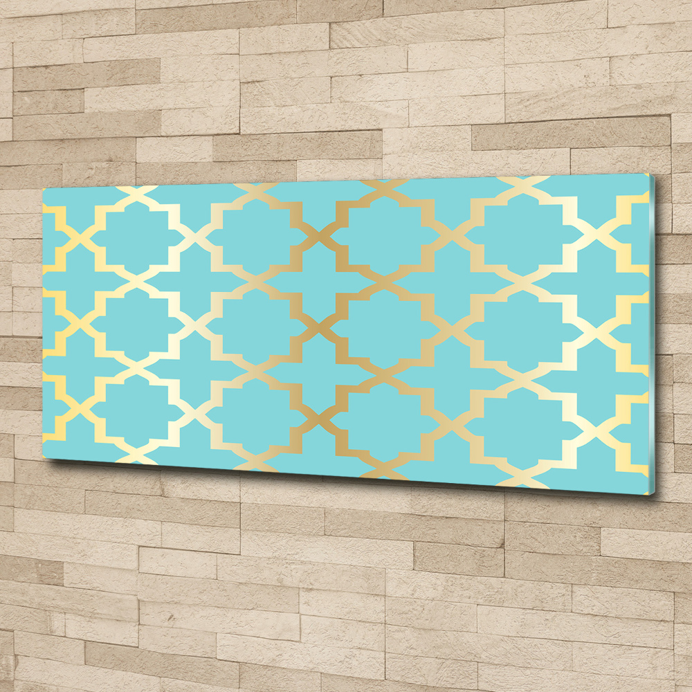 Print on acrylic Arabic pattern