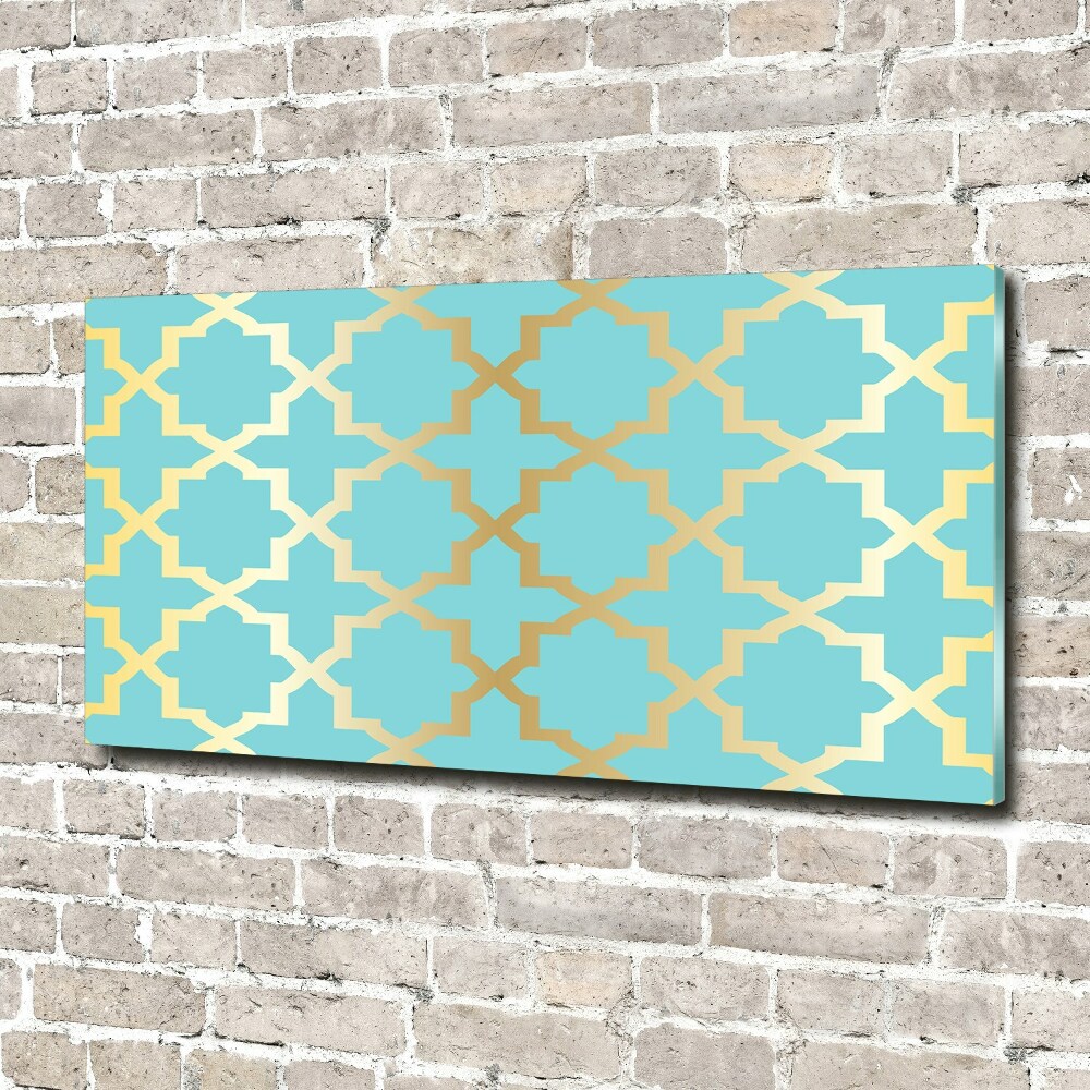 Print on acrylic Arabic pattern