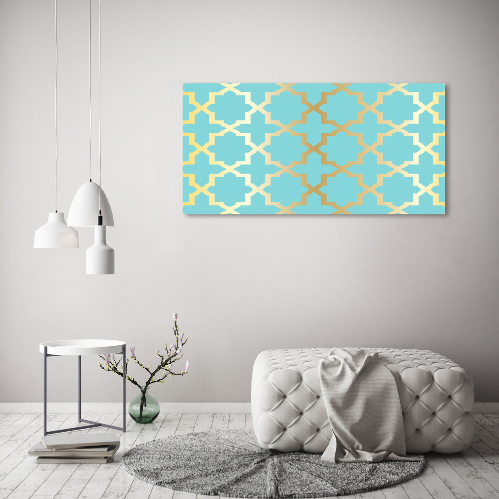 Print on acrylic Arabic pattern