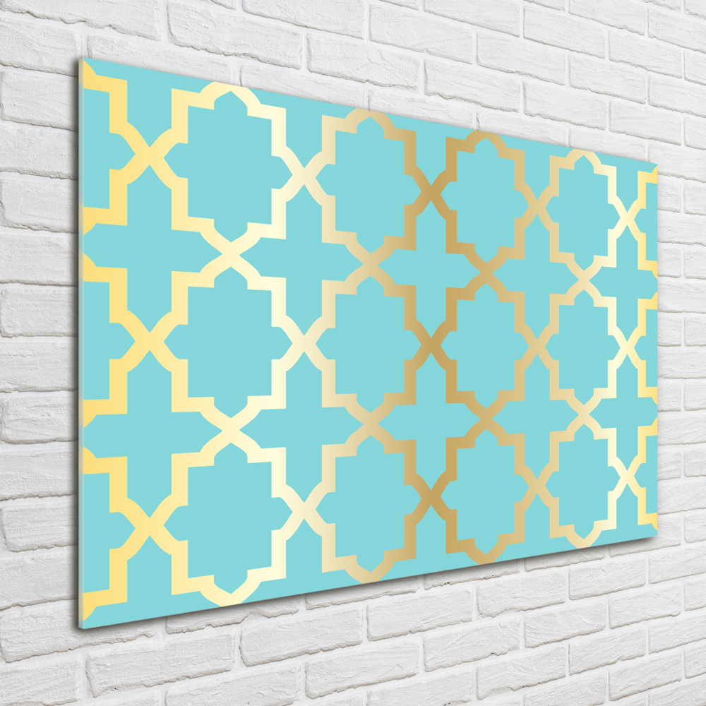 Print on acrylic Arabic pattern