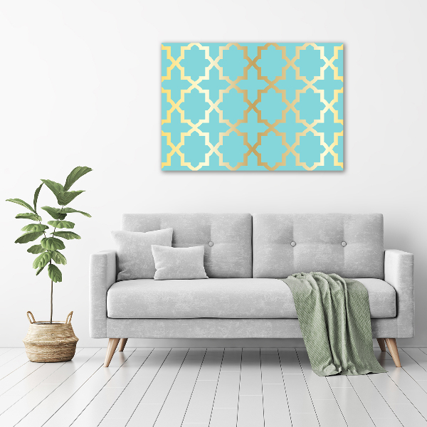 Print on acrylic Arabic pattern