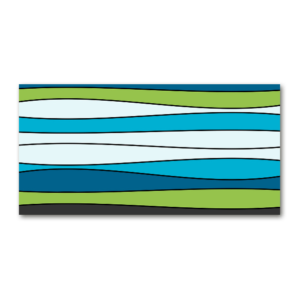 Acrylic wall art Colorful stripes