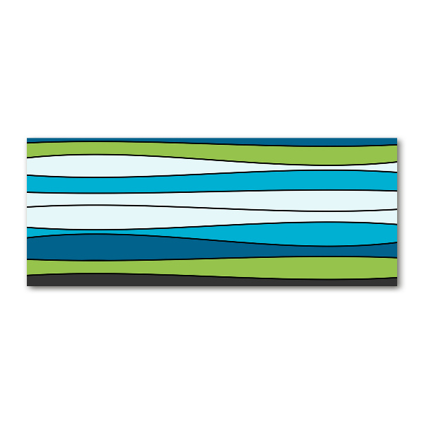 Acrylic wall art Colorful stripes