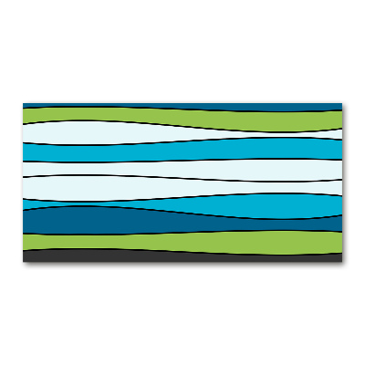 Acrylic wall art Colorful stripes