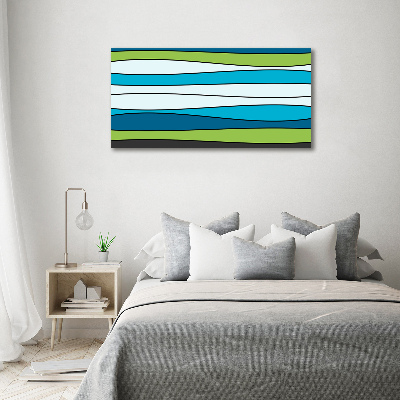 Acrylic wall art Colorful stripes