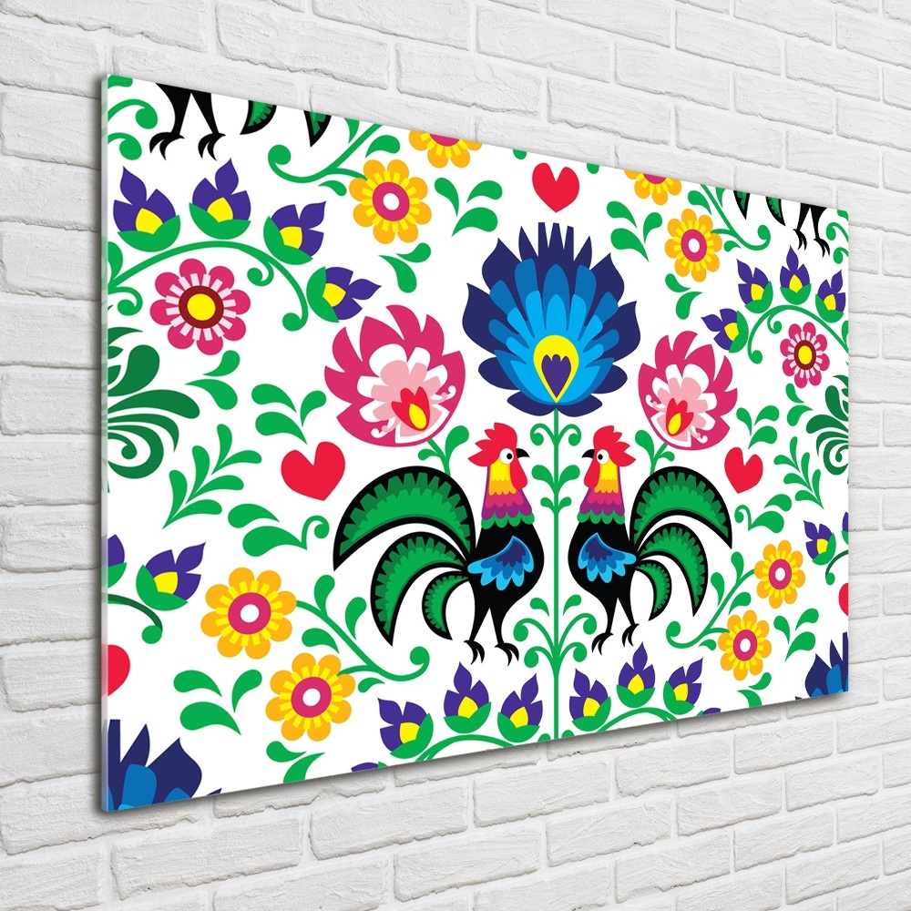 Print on acrylic Ethnic pattern