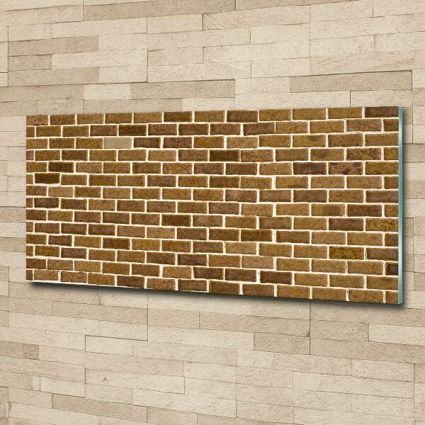 Acrylic wall picture Brick wall