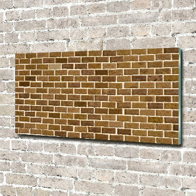 Acrylic wall picture Brick wall