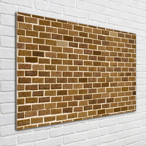 Acrylic wall picture Brick wall